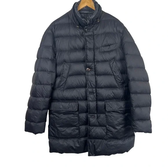 Massimo Dutti Black Puffer Jacket - Picture 1 of 16